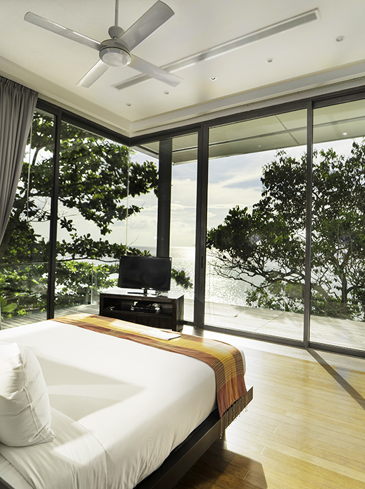 Villa Amanzi Kamala - Bedroom with exquisite view